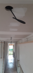 Exemple de chantier d'électricité : rénovation et pose de spots encastrés