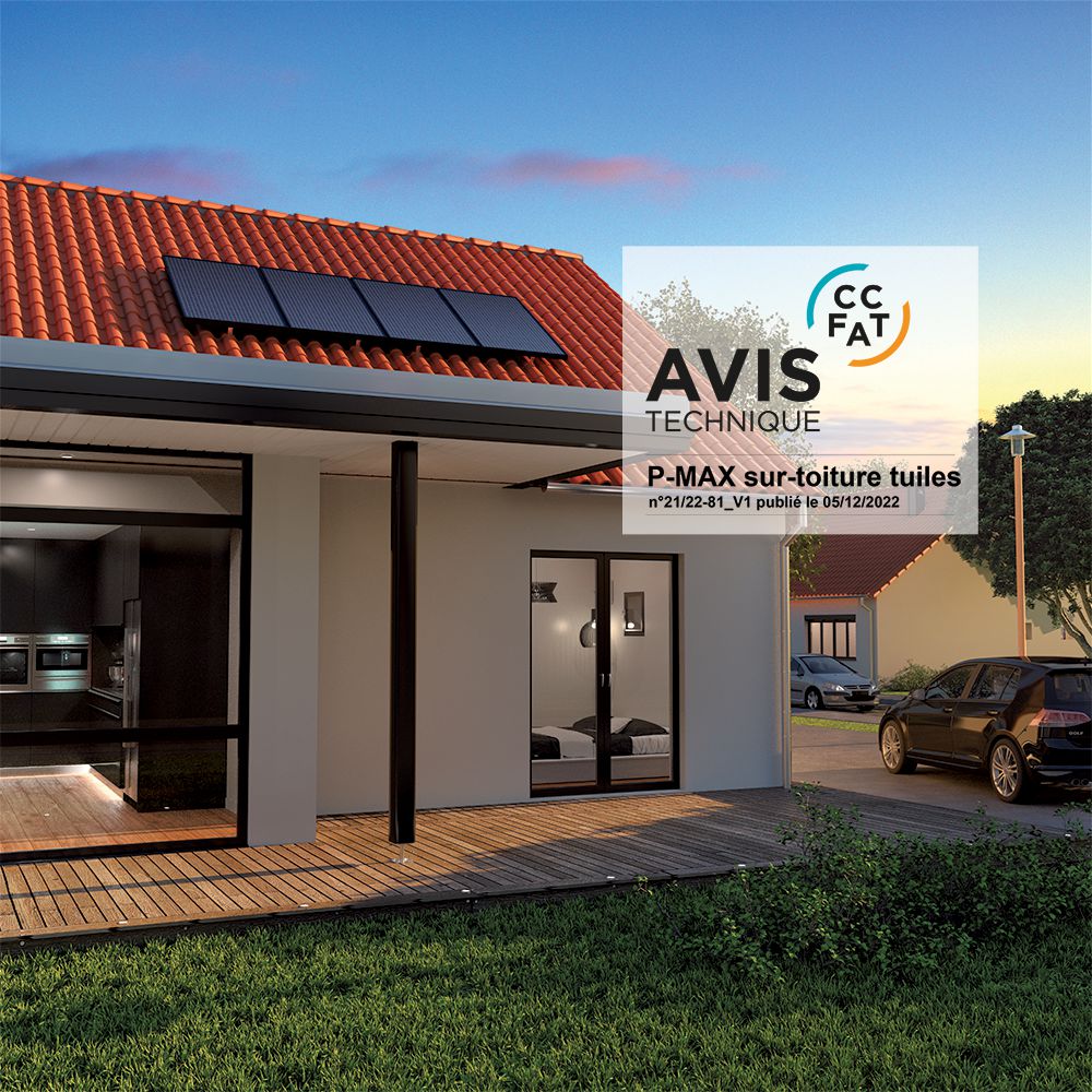 Systovi P-Max : système photovoltaique certifié liste verte CSTBAT